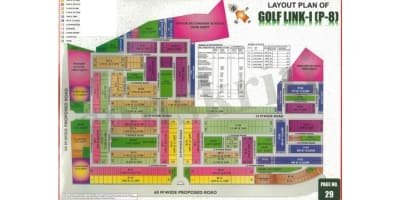 Layout of ansal golf link I